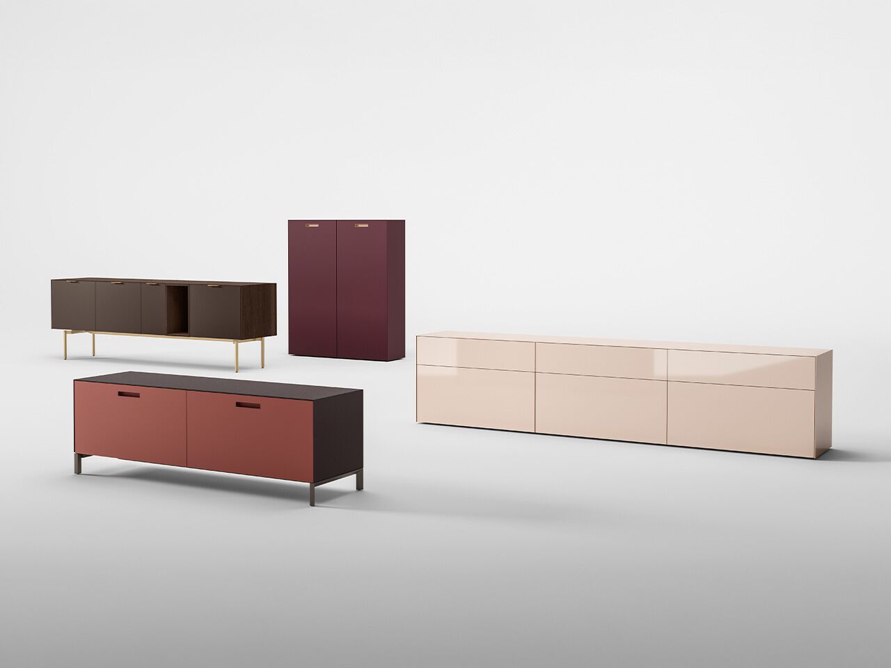 Шкаф с выдвижными ящиками и распашными дверцами Pianca ARCH-00054315 - Вид №5