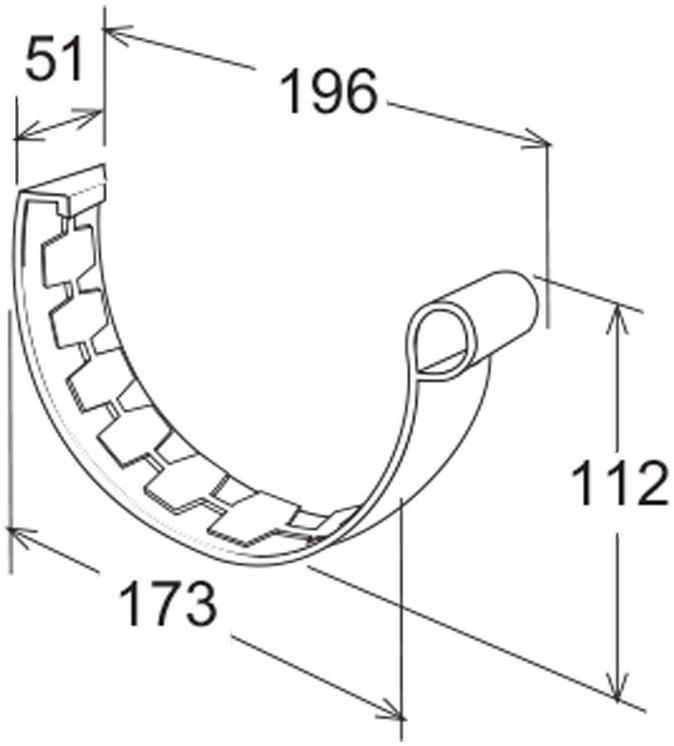 First Corporation Простое соединение для желоба First plast Gne133r - Вид №1