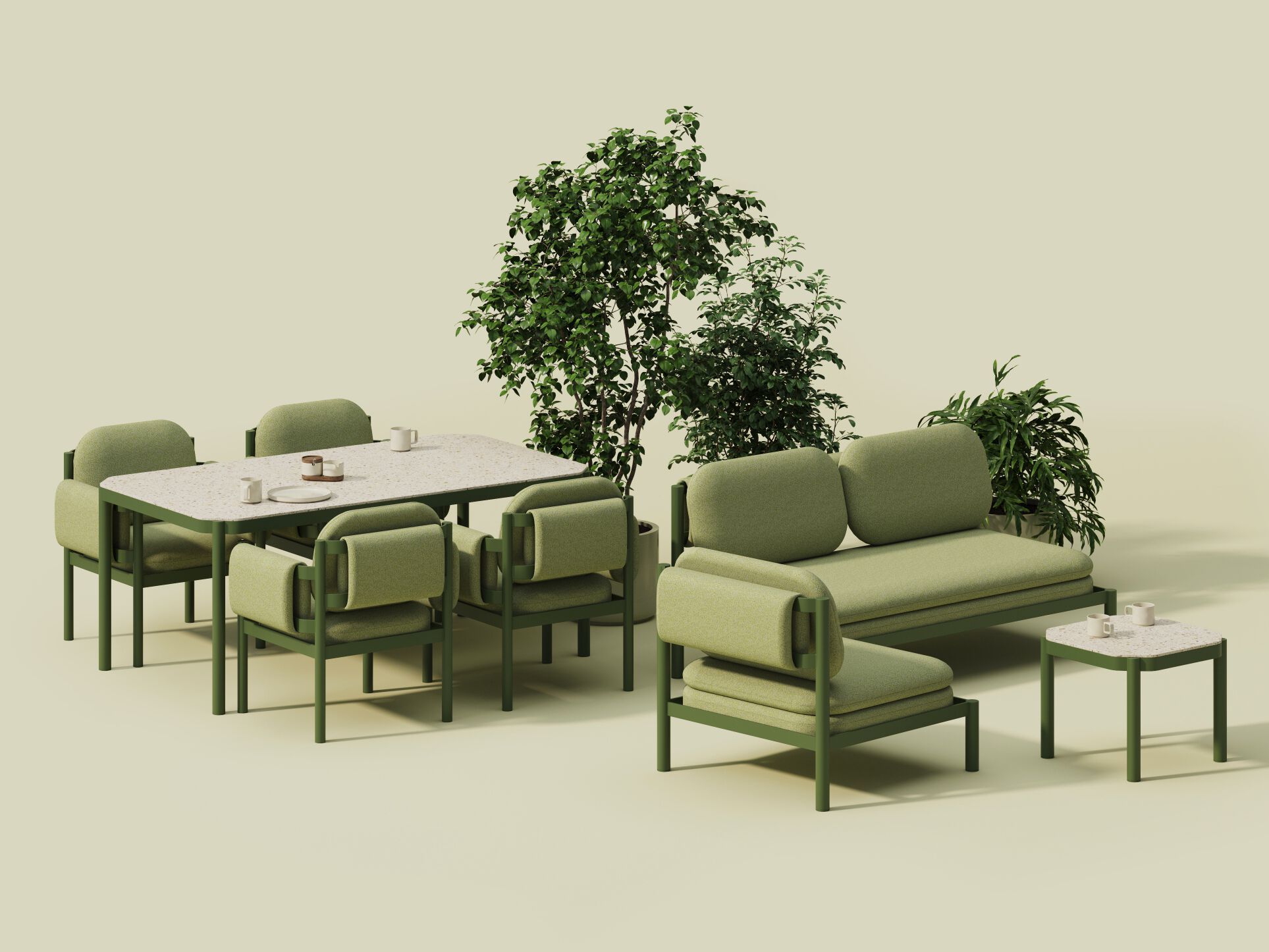 2-местный садовый диван Joyf Tropic ARCH-00087961 - Вид №3