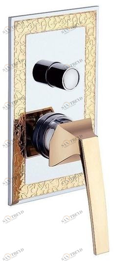 Rubinetterie Frattini Смеситель для душа однорычажный встраиваемый Luce suite sun-id-1484943