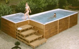 Плавательный спа бассейн combi spa USSPA sun-id-2067845 - Вид №3