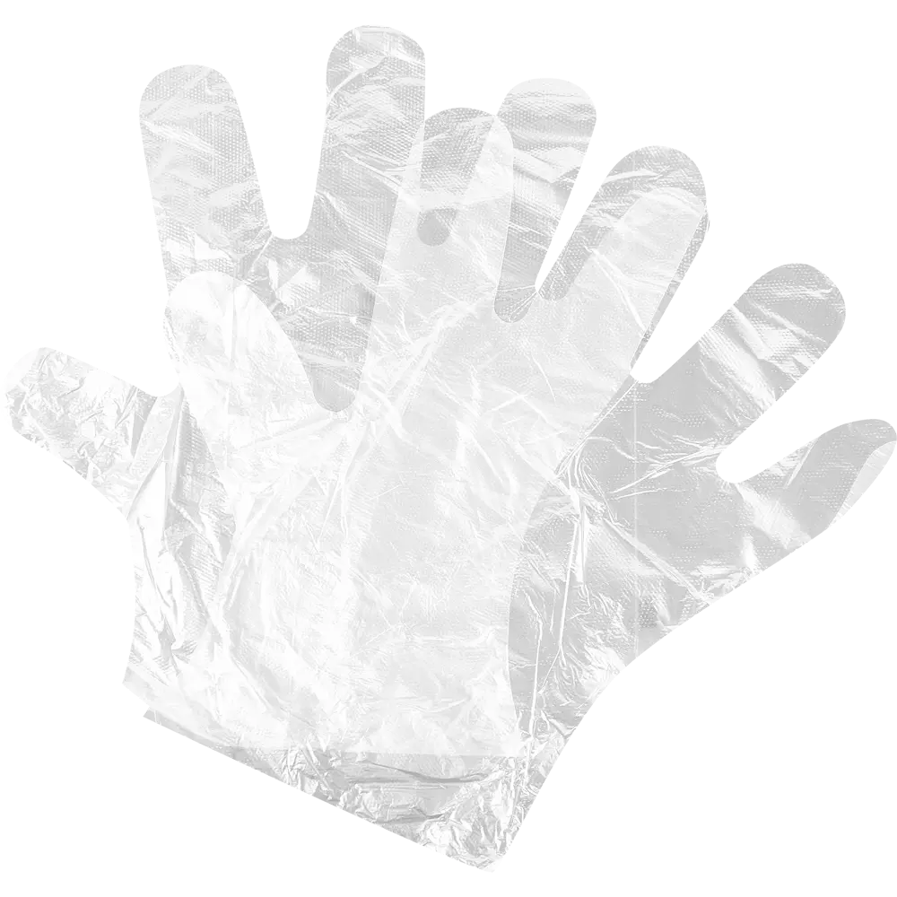 Перчатки полиэтиленовые B&B bright.balanced ППЭ100M размер 8/M одноразовые, 100 шт STLM-2040915