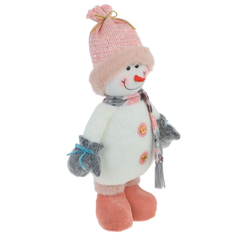 89378945 Игрушка мягкая Снеговик 779452 47 см розово-серый STLM-1446779 Santreyd  - Вид №6