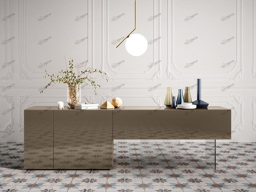 Lago Буфет из лакированного дерева и стекла с распашными дверцами 36e8 sun-id-1483055