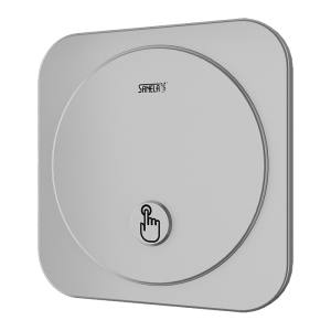 22017 Управление душем с пьезо кнопкой для подачи подготовленной воды, с монтажной коробкой, 6 В SANELA