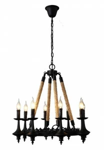 Подвесная люстра Divinare Dora 8121/01 LM-8 черная DIVINARE ДИЗАЙНЕРСКИЕ, DORA 076320 Черный