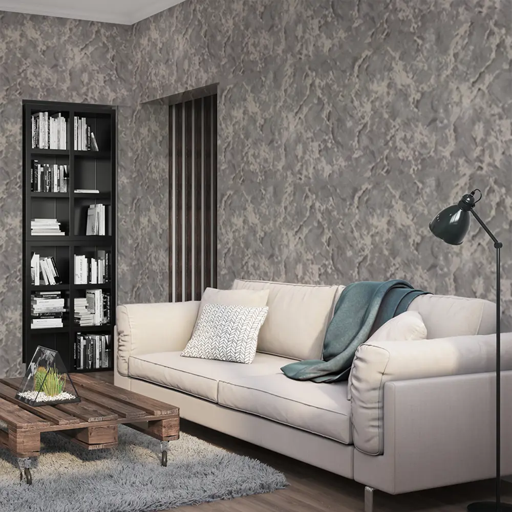 Обои флизелиновые Palitra Planet Kama серые 1.06 м PP72179-44 STLM-2211945 - Вид №3