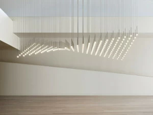 Vibia Светодиодная подвесная лампа из дутого стекла Algorithm