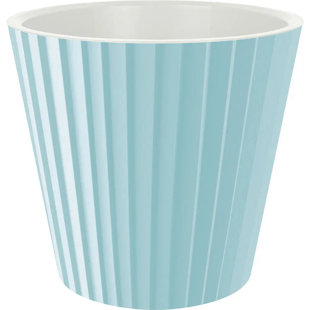 Горшок цветочный ø19 h17.7 см v3.3 л полипропилен голубой INGREEN Sand STLM-2066359