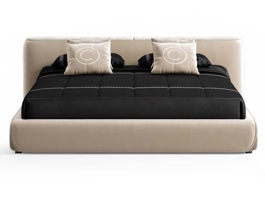 Тканевая кровать с изголовьем контейнера CPRN HOMOOD Starlight ARCH-00075092 - Вид №1