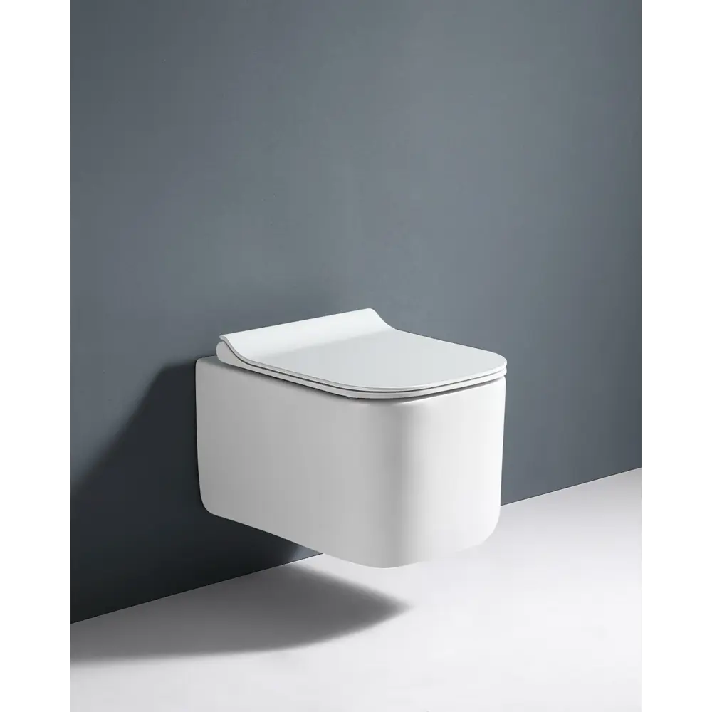 Комплект инсталляция Grant с унитазом Vortex Торнадо безободковый с микролифтом клавиша цвет хром Santreyd STLM-2112188 - Вид №4