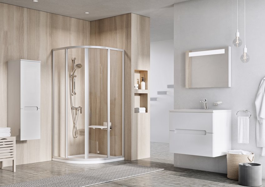 SKCP4-80 сатин + Пеарл Ravak 31140U0011 - Вид №4