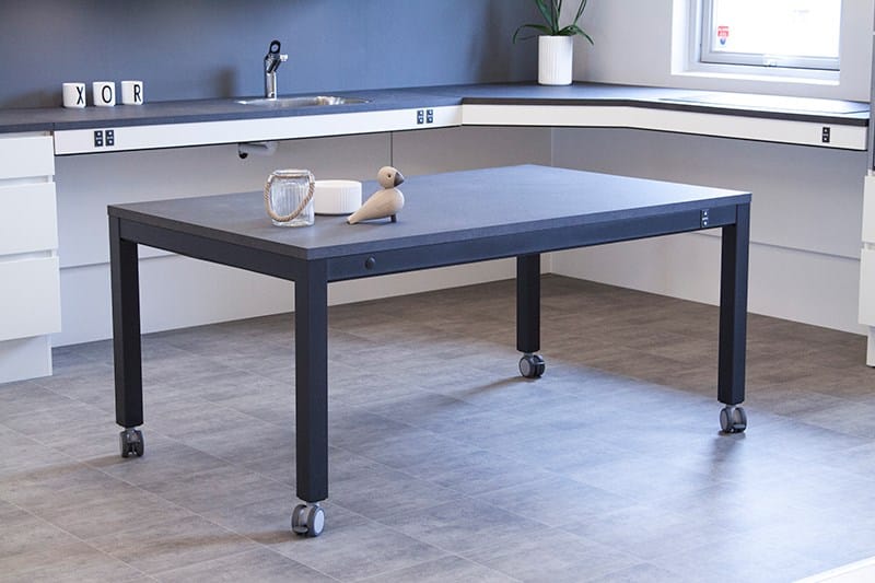 Регулируемый по высоте прямоугольный стол с колесами Ropox 4SINGLE ARCH-00092656 - Вид №1