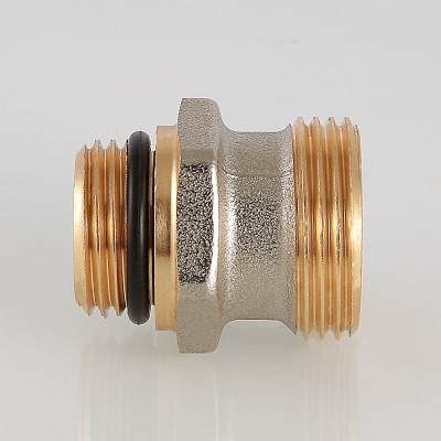 VTr.580.NEI.040E Ниппель для коллекторного блока, под расходомер Valtec 1/2 х 3/4", "евроконус"  - Вид №12