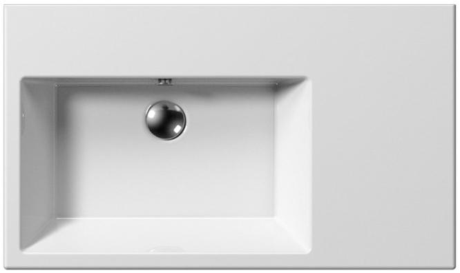 8956111 Накладная раковина на столешницу  овальная GSI ceramica Kube - Вид №1
