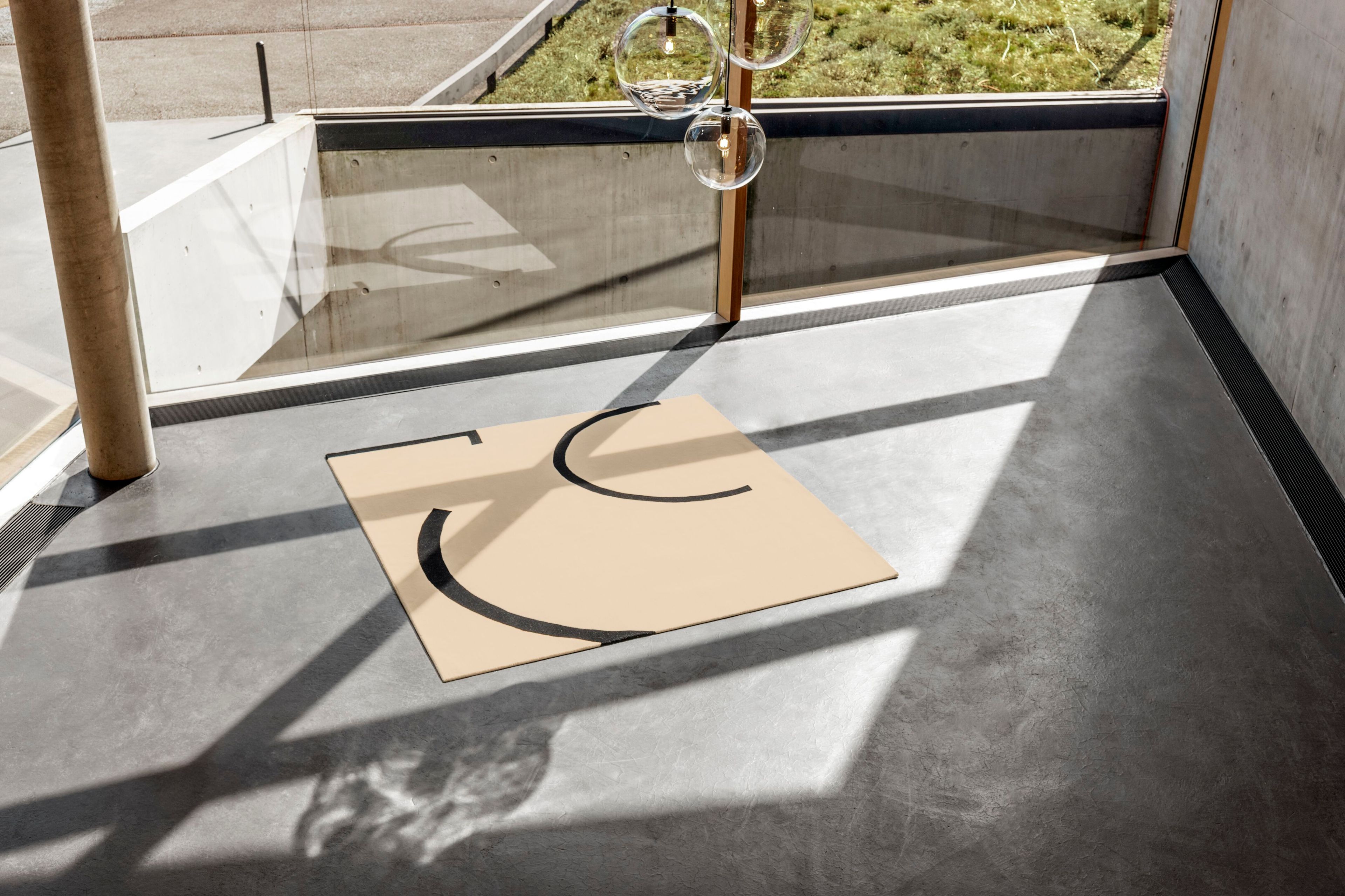 Новая Зеландия шерсть ручной работы квадратный ковер Classicon FAUBOURG ARCH-00134641 - Вид №1