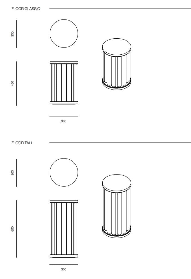 Напольная лампа из стекла Rakumba Ion ARCH-00029683 - Вид №9