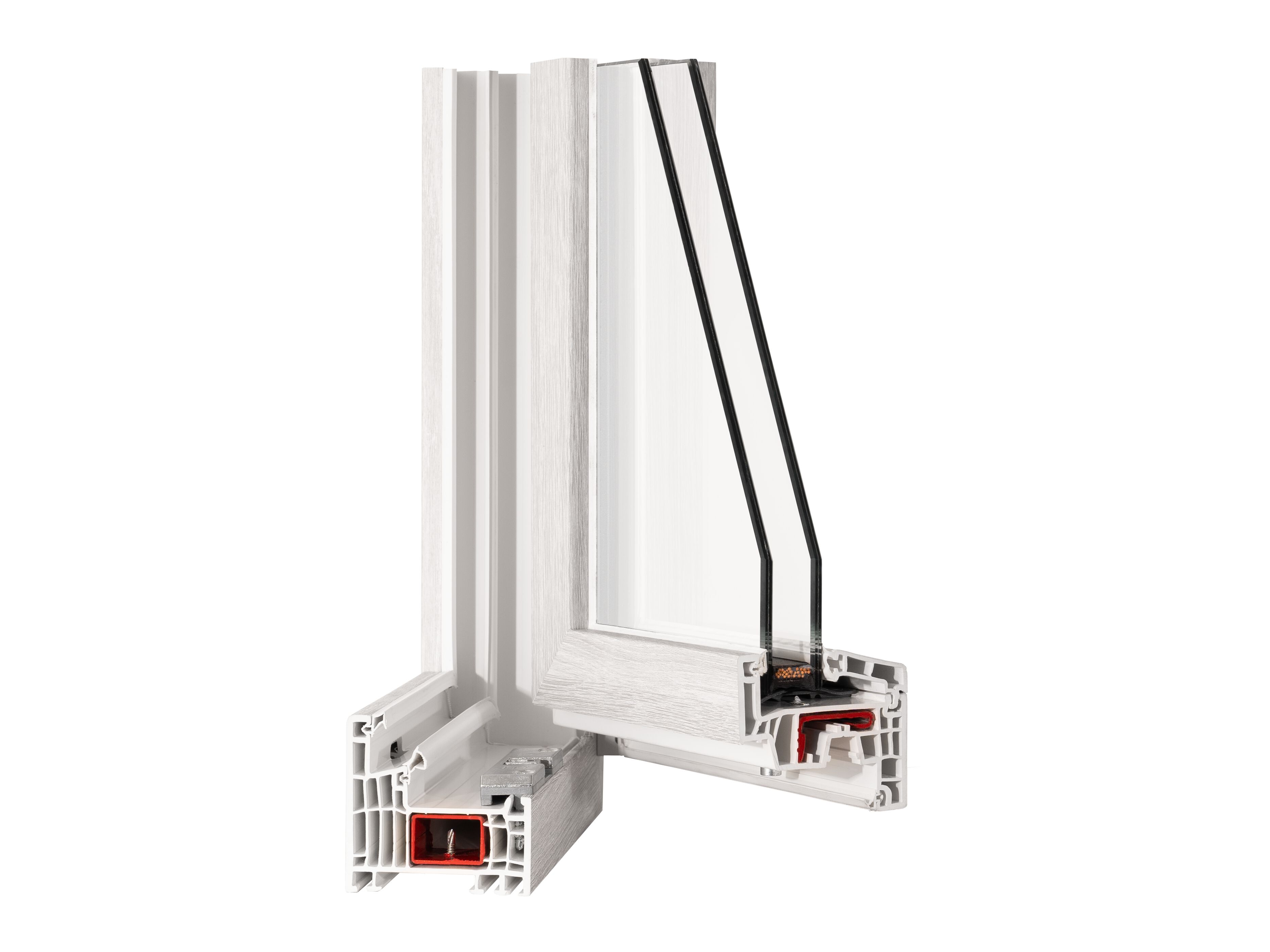 Окно с двойным остеклением из ПВХ Schulz Italia NEW EXENTIA ARCH-00116048