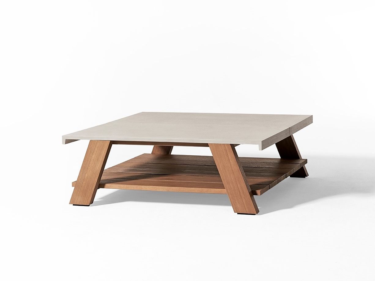 Квадратный садовый стол из UHPC Meridiani Joi Open Air ARCH-00098727