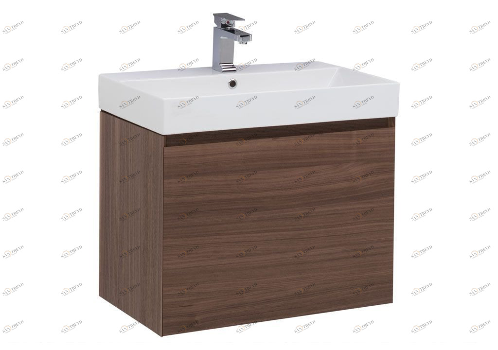 Тумба с раковиной Aquanet Нью-Йорк 70 орех 0020394600198207
