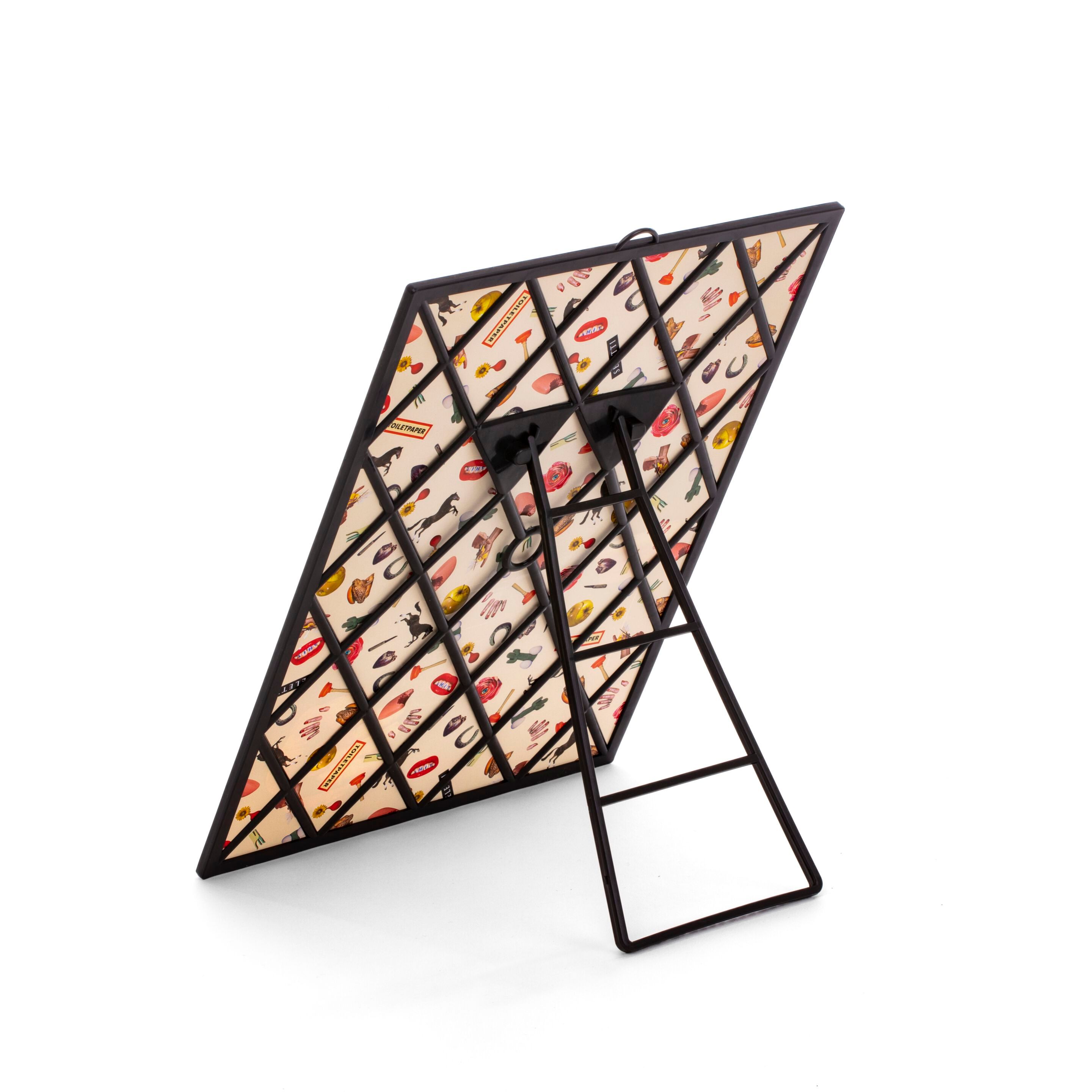 Настенное зеркало с пластиковой рамкой Seletti Seletti wears Toiletpaper ARCH-00072198 - Вид №2