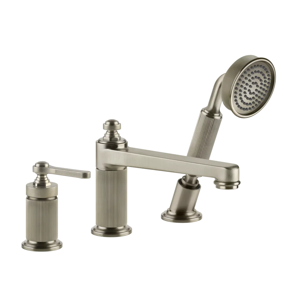 Смеситель для ванны 65037 149 Gessi Venti20 МАТОВЫЙ НИКЕЛЬ FINOX 65037149