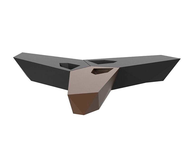 Модульная скамейка из полиэтилена без спинки Vondom Faz ARCH-00038745 - Вид №1