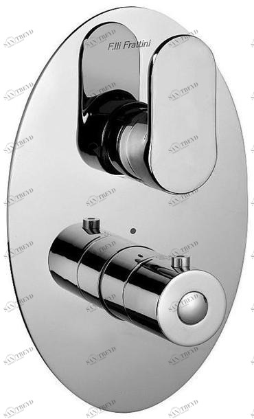 Rubinetterie Frattini 2-х ходовой смеситель для душа с термостатом Fosca sun-id-1405950