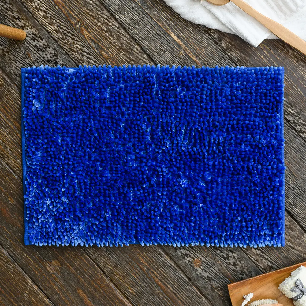 Коврик для ванной комнаты Moroshka Bright Colors 40х60 см цвет синий STLM-2041502 - Вид №4