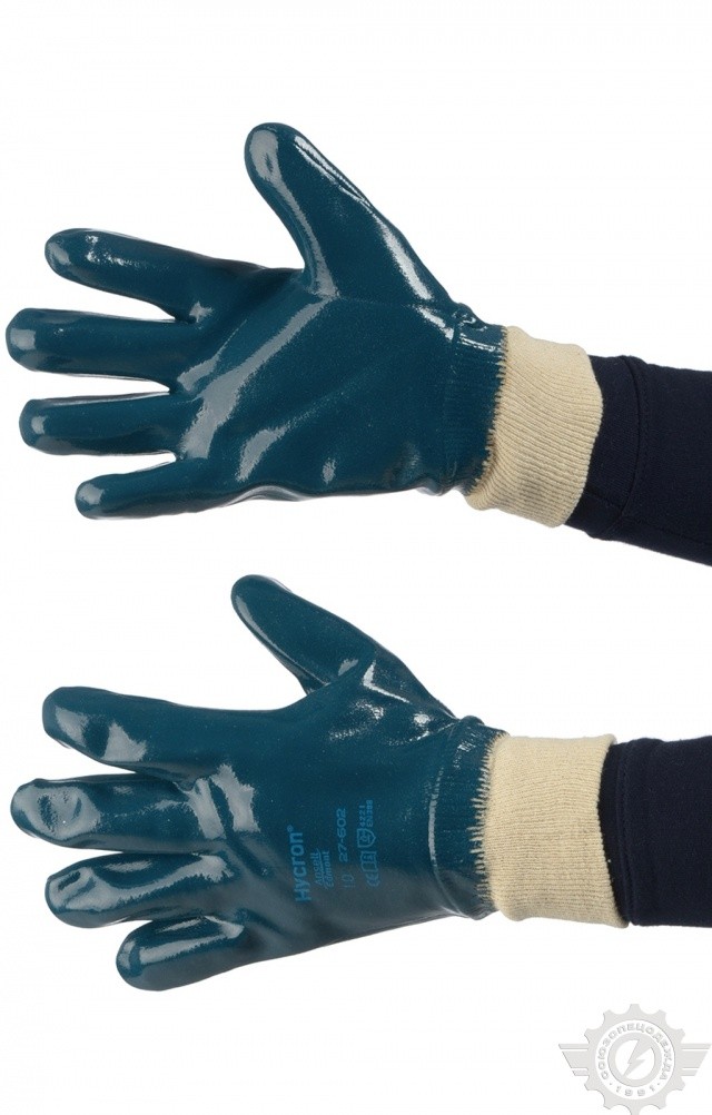 61226 Перчатки ActivArmr® Hycron® 27-602 с полным нитриловым покрытием Ansell  Средства защиты рук  размер 9 