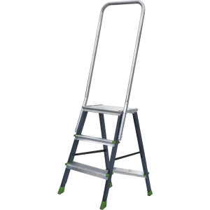 Стремянка стальная Новая Высота NV2136 3 ступени, максимальная нагрузка 150 кг