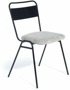 Deadgood Стул штабелируемый тканевый, с открытой спинкой Working girl Wg4