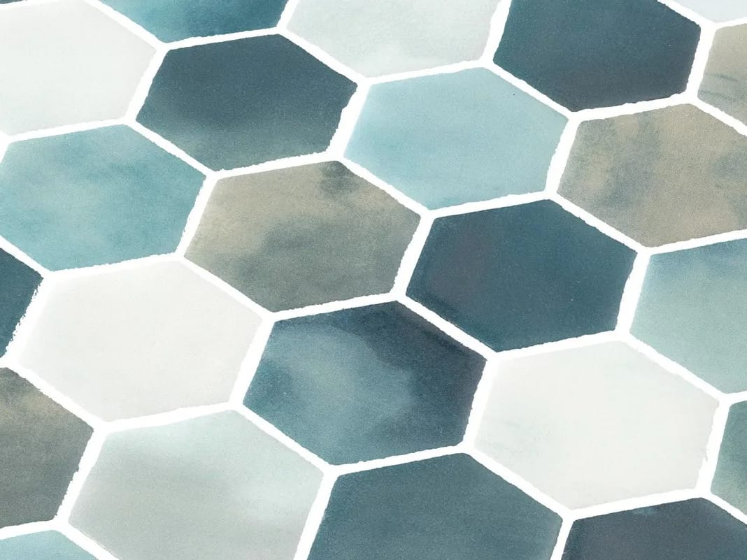 Стеклянная нескользящая мозаика Onix Hex XL Cotto ARCH-00126509 - Вид №1