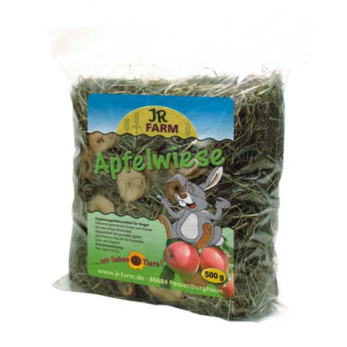 ПР0016400 Сено для грызунов 06976 луговое с яблоками 500г JR Farm 