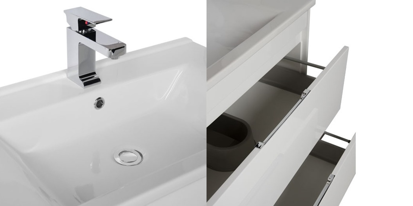 Комплект мебели Aquanet Тулон 85 белый 00183627 - Вид №5