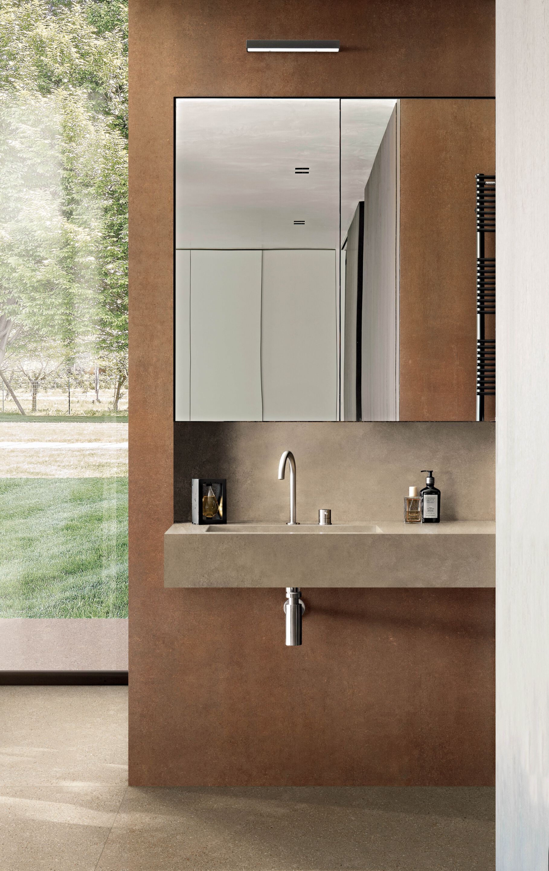 Пол / покрытие для внутреннего и наружного применения с эффектом бетона и металла Florim Ceramiche FORMATECH ARCH-00079800 - Вид №30