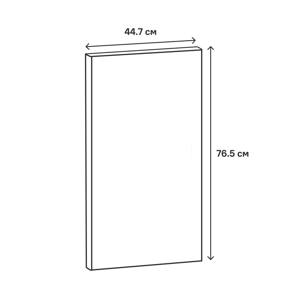 Кухонный фасад Delinia ID Томари 44.7×76.5 см голубой МДФ 82011012 STLM-0017389 - Вид №12