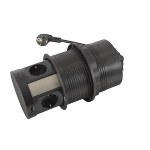 Выдвижная множественная электрическая розетка