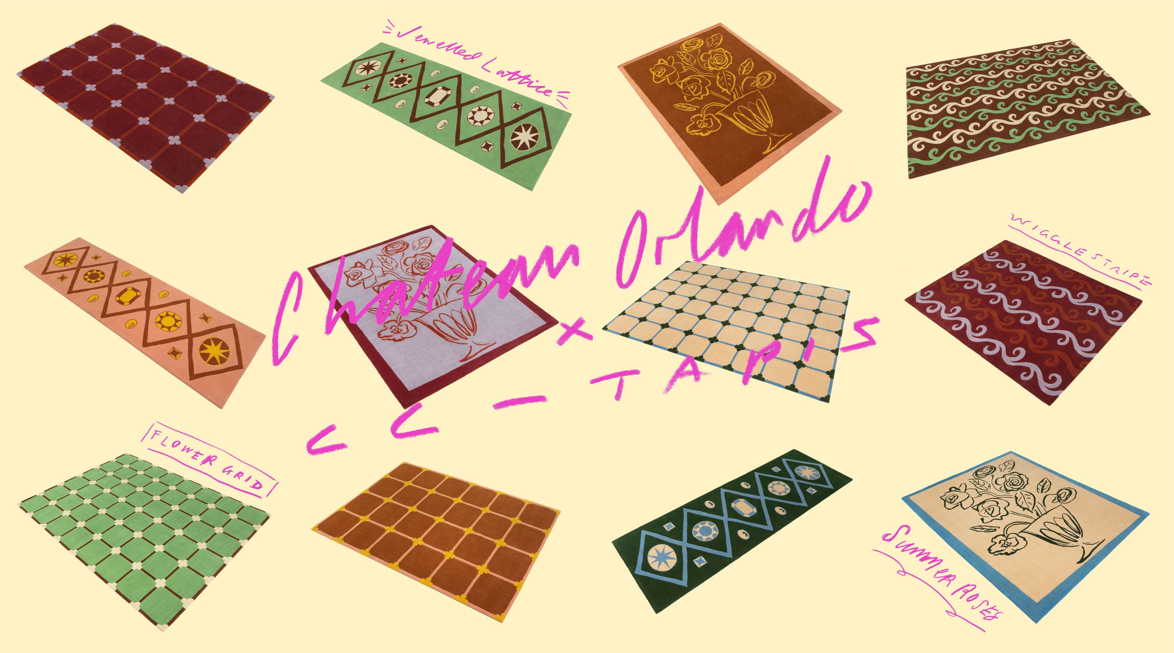 Шерстяной цветочный ковер ручной работы cc-tapis Chateau Orlando ARCH-00145984 - Вид №5