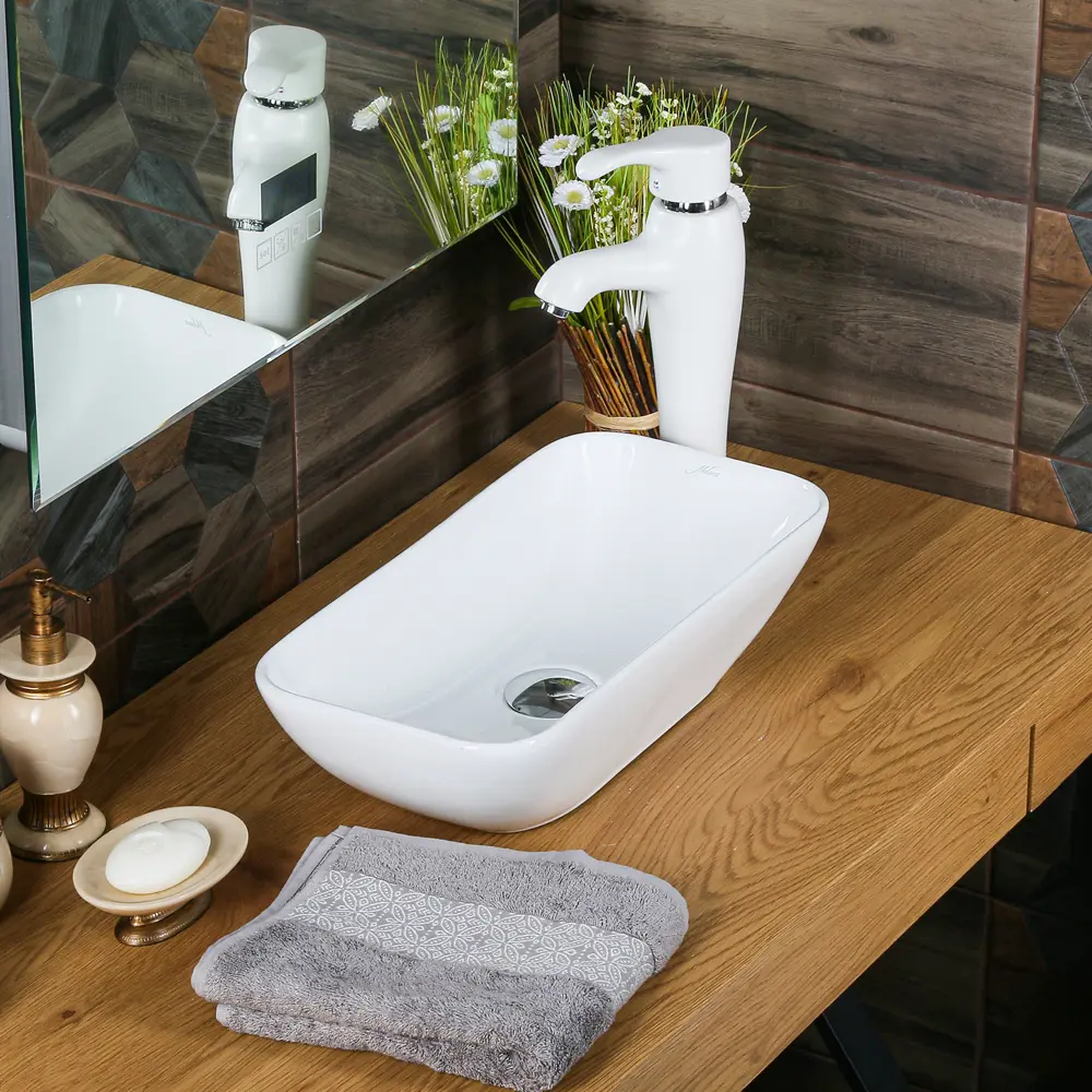 82381813 Раковина Melana MLN-78161 накладная 23 см STLM-0025985 Pepo - Вид №7