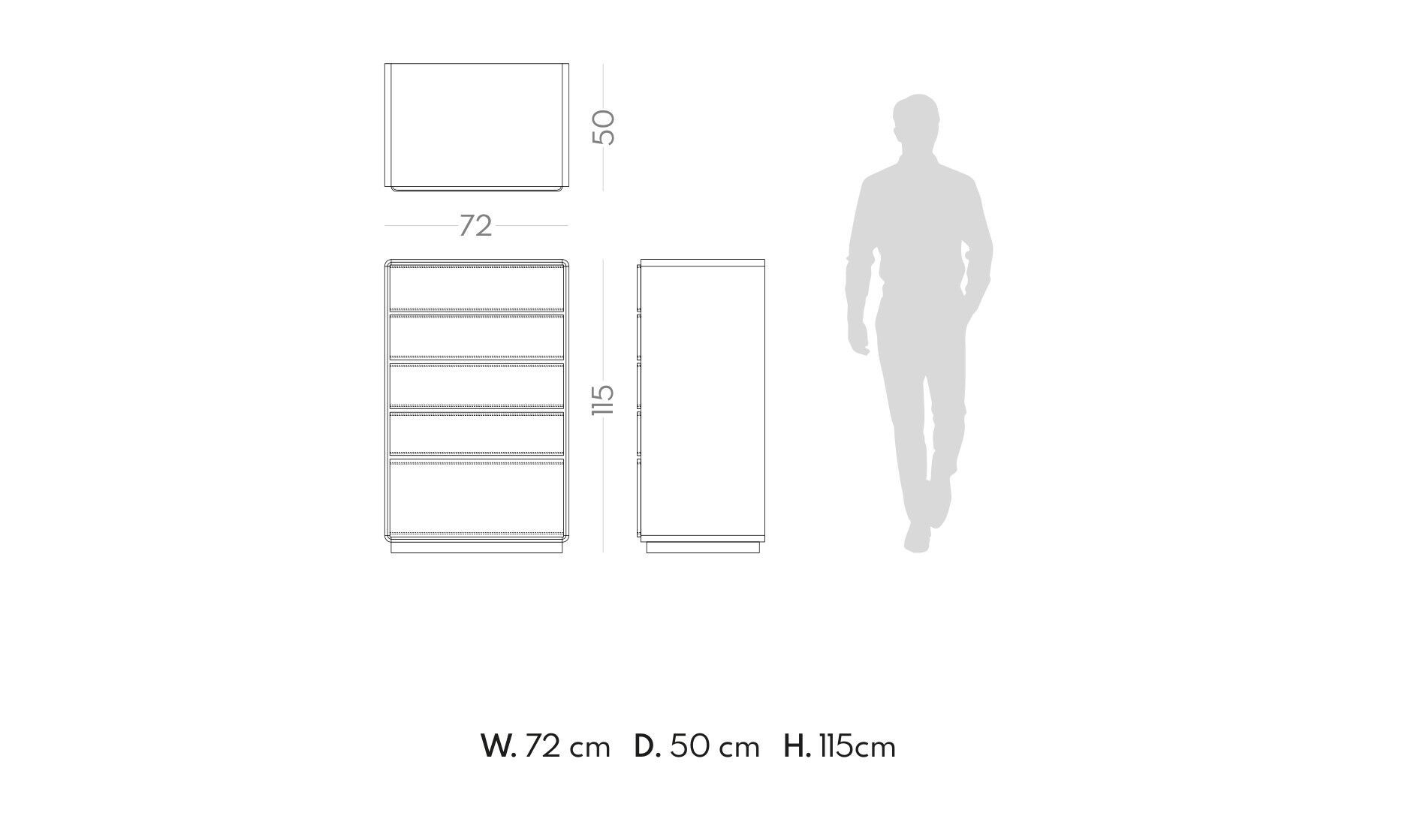 Деревянный комод PRADDY Metro ARCH-00064900 - Вид №3