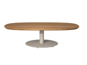 ТИК овальный низкий садовый столик