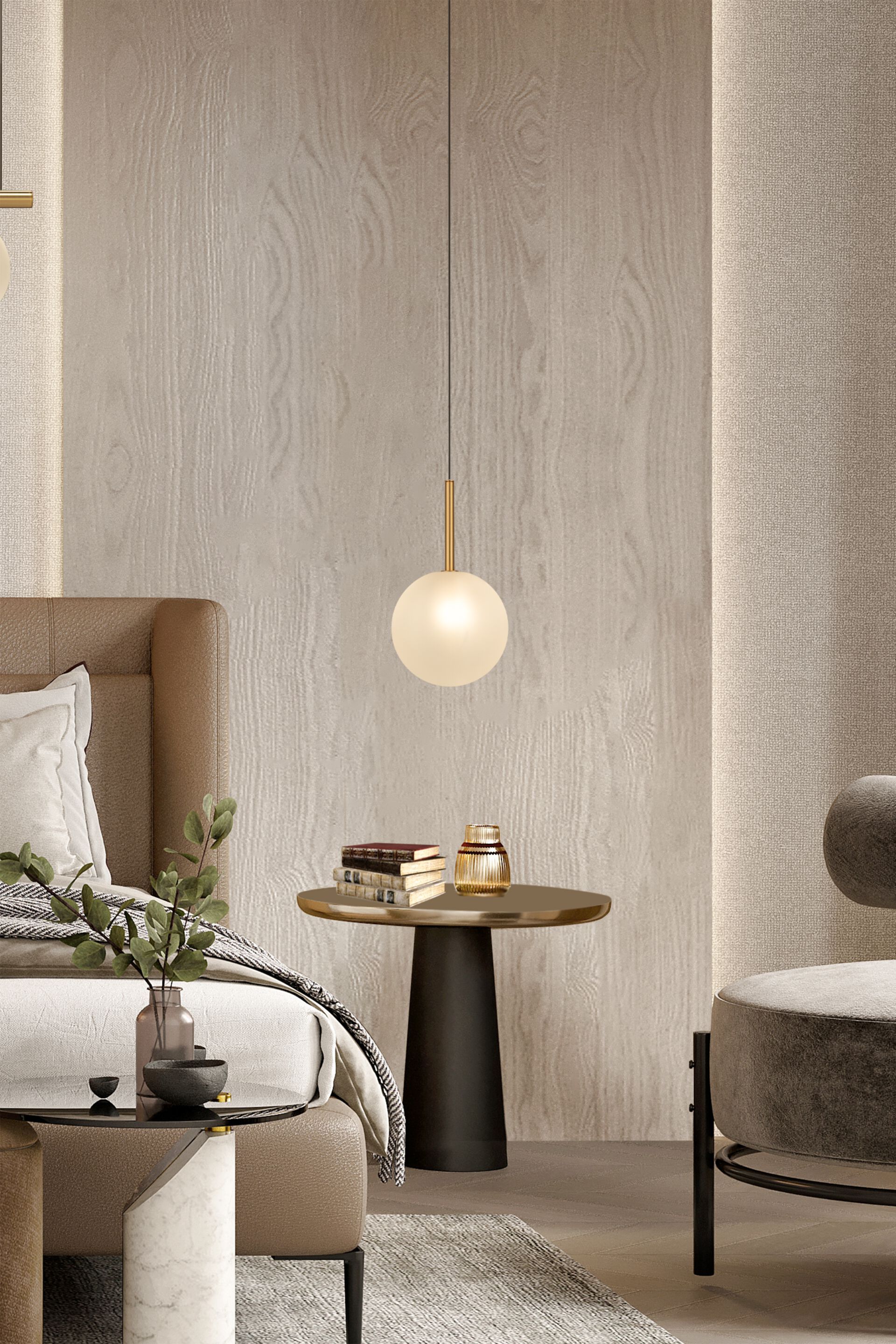 Подвесной светильник из железа и стекла Euroluce Lampadari Bubbles ARCH-00099376 - Вид №1