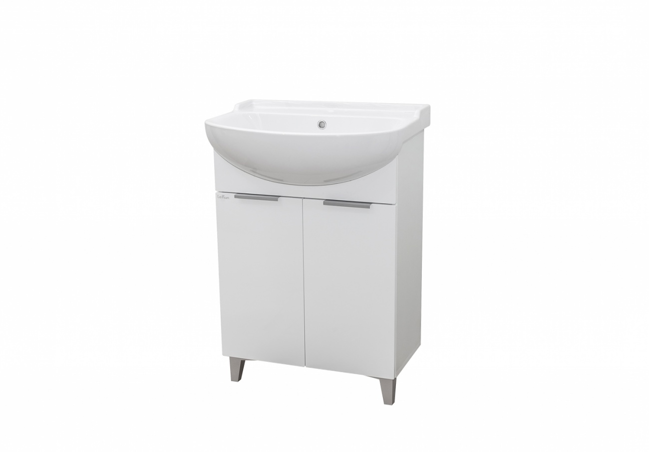a000072 Тумба-умывальник на ножках Myrtos 60 Leman 