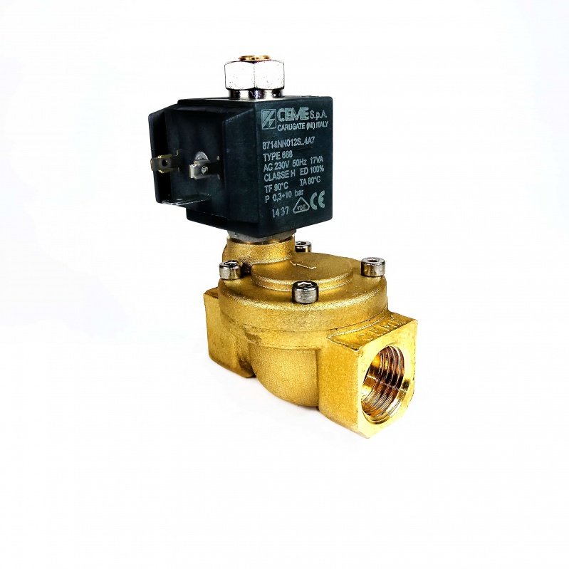 Клапан соленоидный CEME 86 нормально закрытый 1"1/2 220 В 8618NN390SBDF - Вид №1
