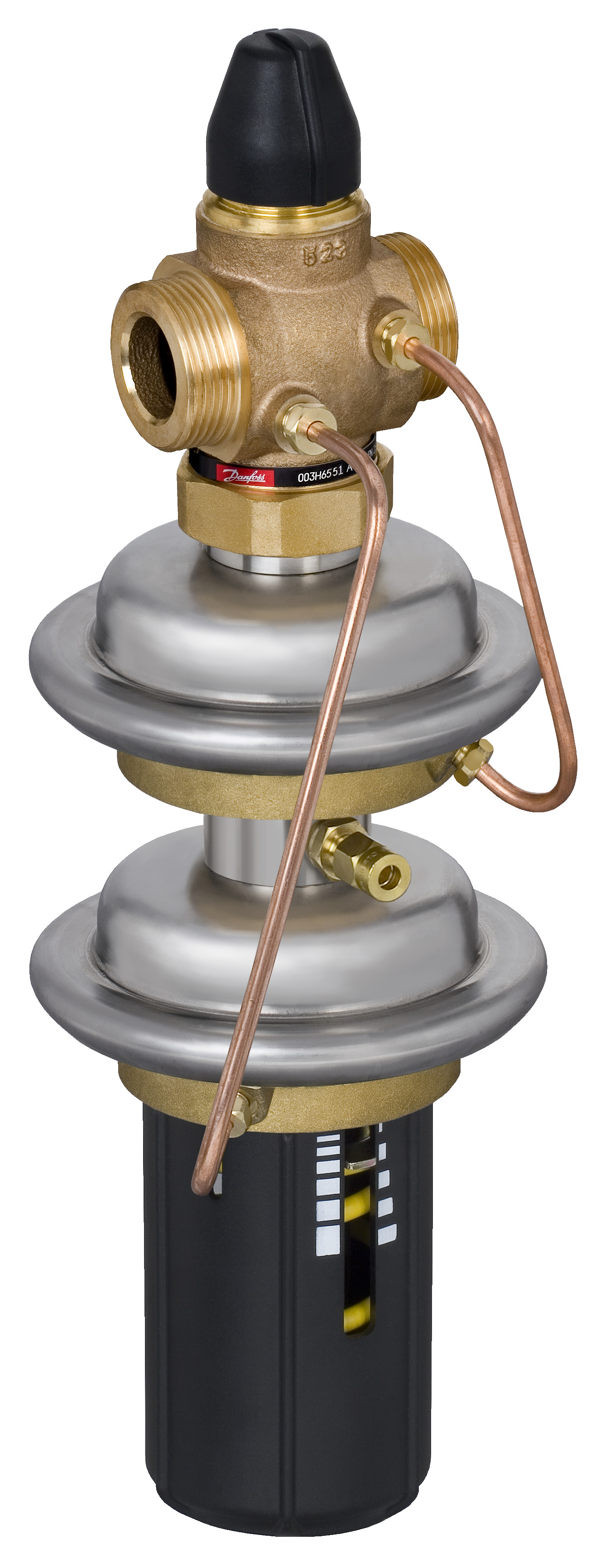 Danfoss Регулятор перепада давления AVPQ для монтажа на подающем трубопроводе РПД AVPQ 4PN25 32/12/0,2-1,0/0,2/резьб. 003H6552  - Вид №32