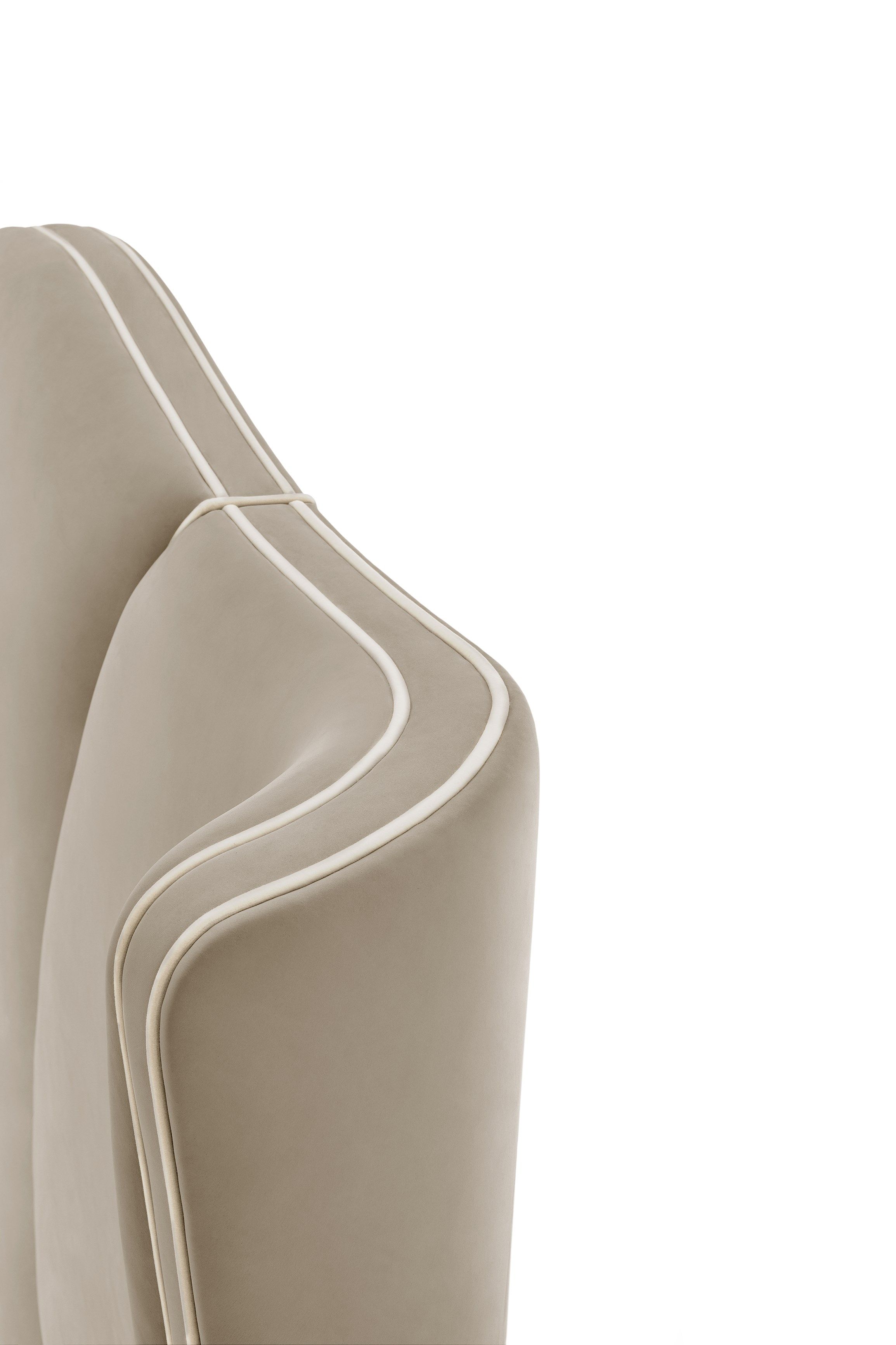 Бархатная двуспальная кровать Munna Жозефина ARCH-00072820 - Вид №7