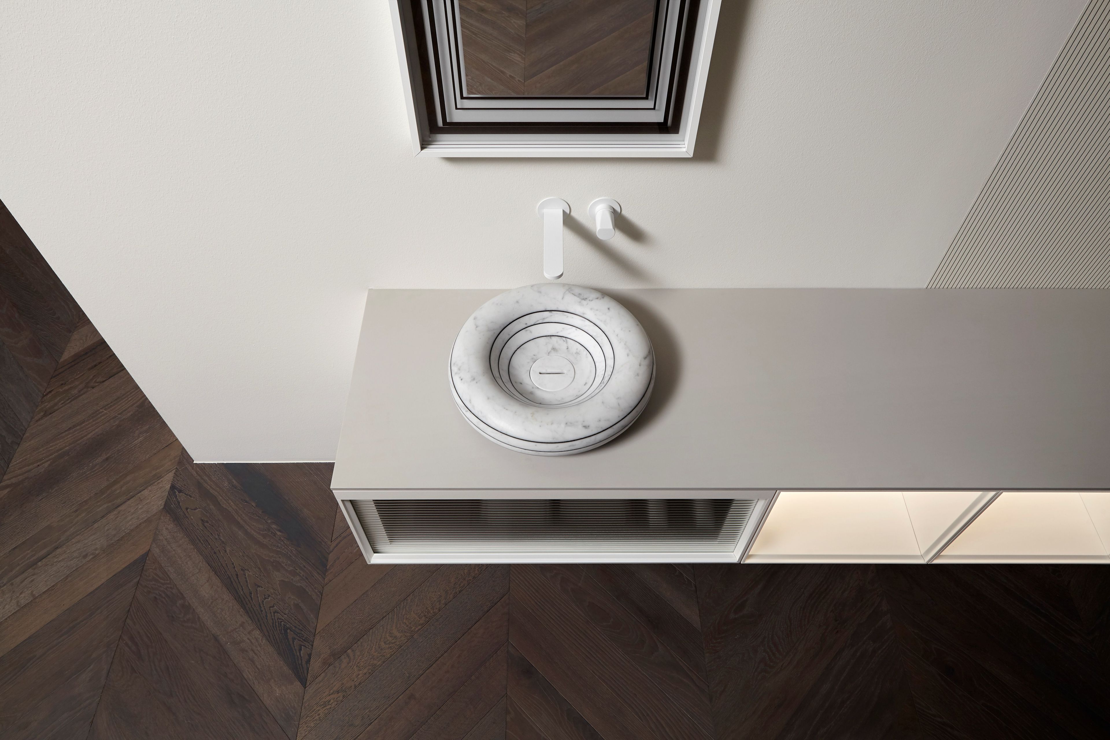 Двойной подвесной умывальник с ящиками Antoniolupi Bemade ARCH-00118616 - Вид №3