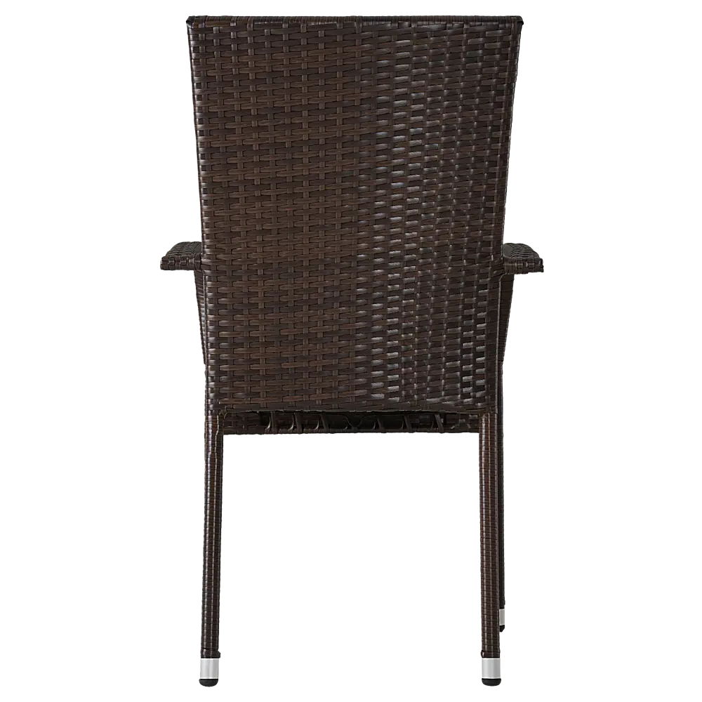 Стул садовый BEGINIA Elia 65x55x94 см металл коричневый STLM-2204098 - Вид №7