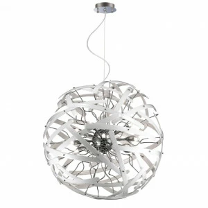 Подвесной светильник Ideal Lux Lemon SP BiancoА IDEAL LUX ДИЗАЙНЕРСКИЕ, LEMON BIANCO 072673 Прозрачный;серебро